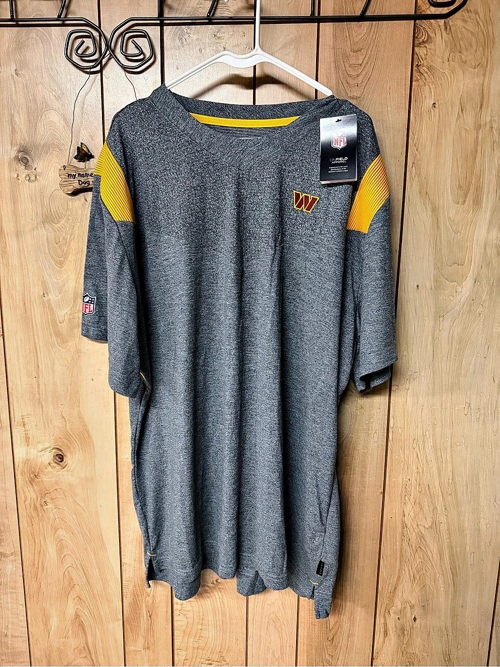 Nike Washington Football Team Dri-FIT Gray & Yellow 3XL
